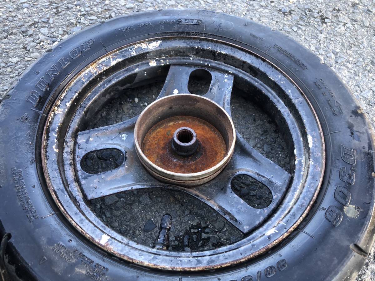 49719】 ライブディオZX AF35 (120番台～) ジャンク ホイールセット 足