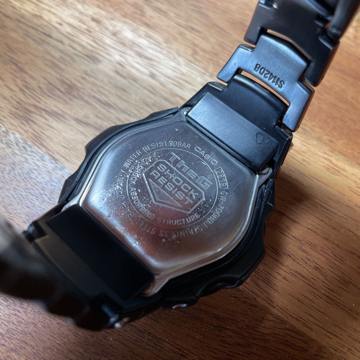 1円スタート】CASIO G-SHOCK GW-700BDJ ブラックフォース 電波ソーラー 