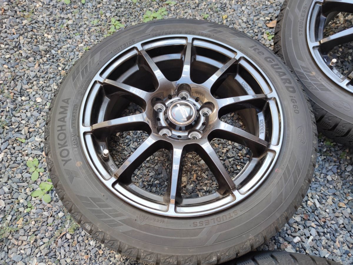 ヨコハマアイスガード6 185/55R16とSCHNEIDER StaG スタッドレスタイヤ