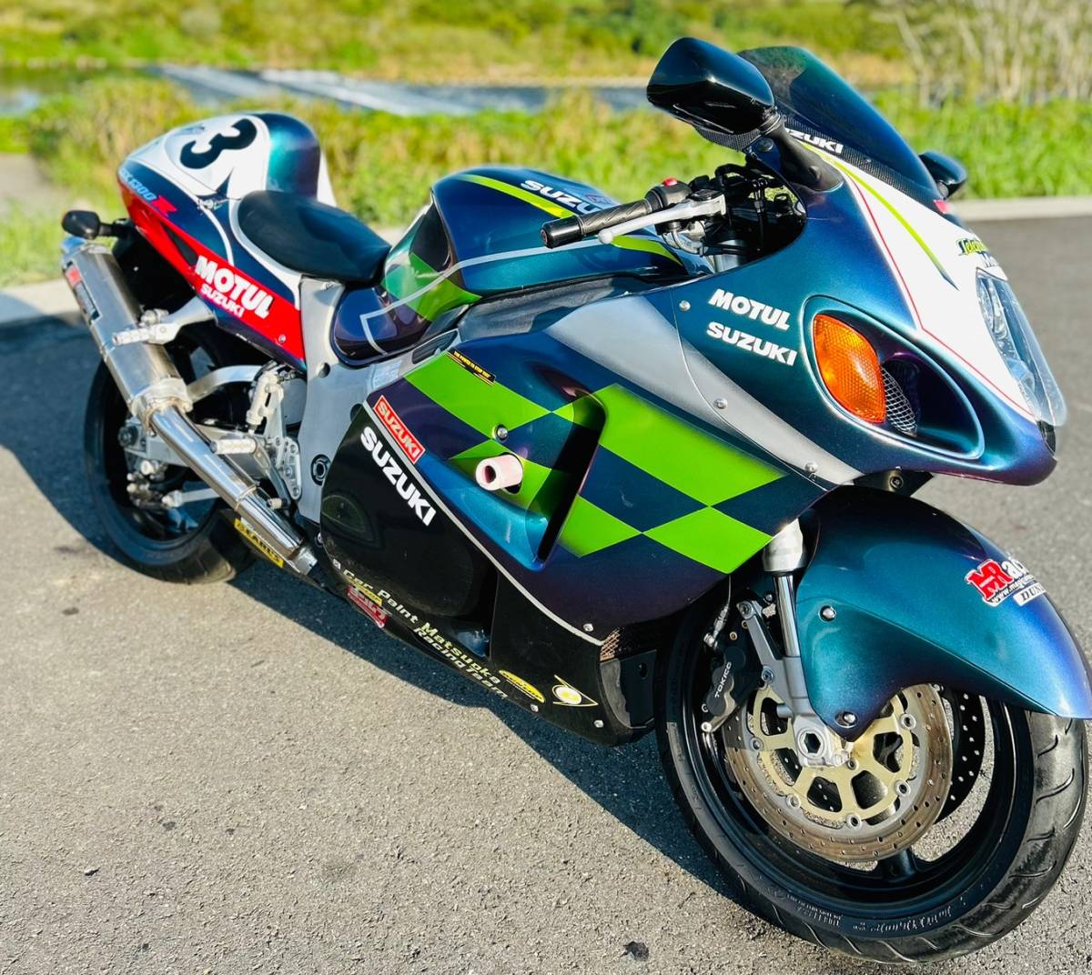 完成しました スズキ GSX1300R ハヤブサ 11,524km 平成14年 ヨシムラ マフラー付き