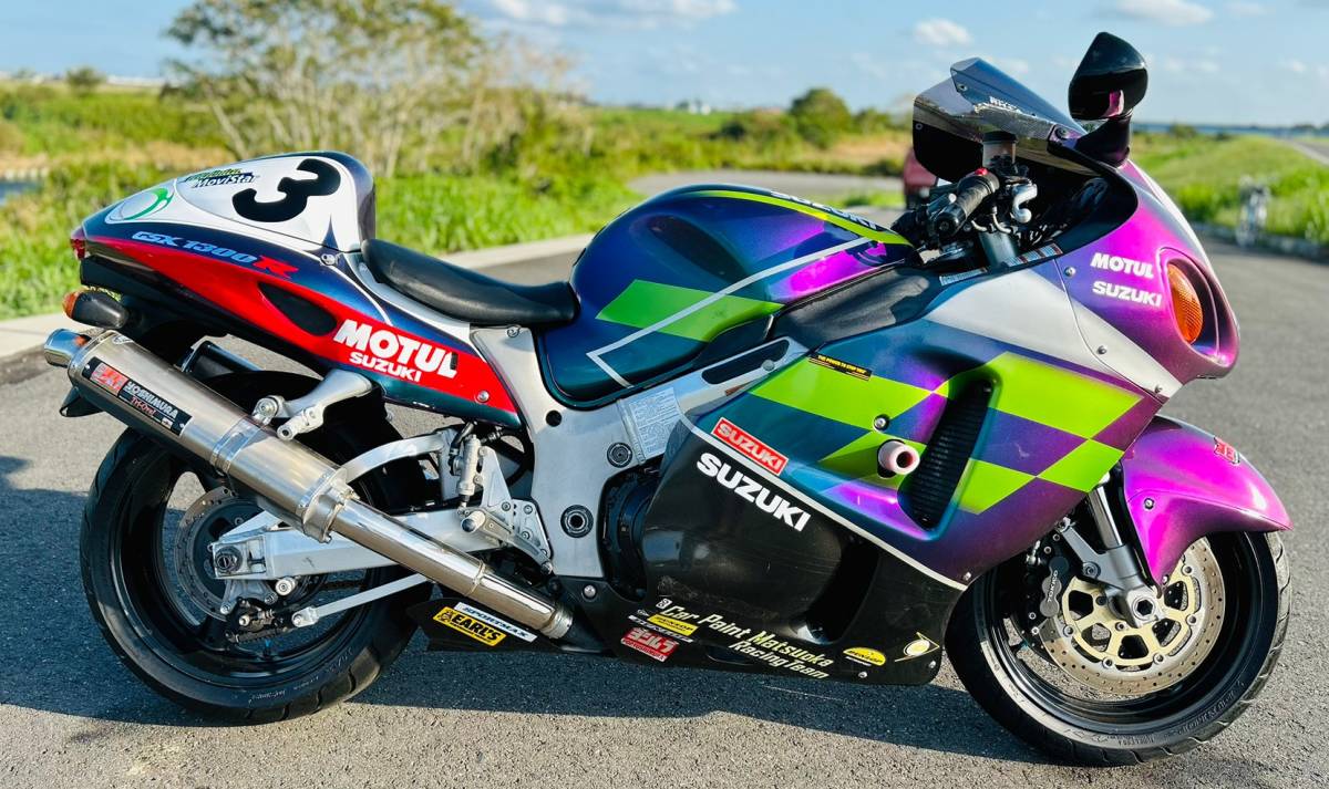 スズキ GSX1300R ハヤブサ 11,524km 平成14年 ヨシムラ マフラー付き