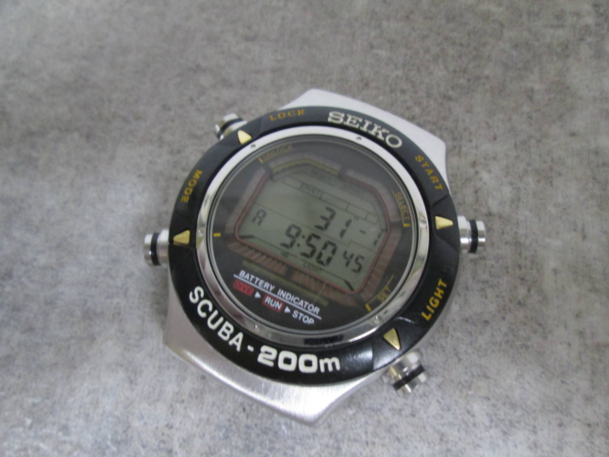 1002n F5541】SEIKO セイコー S800-0019 SCUBA 200m スキューバ 