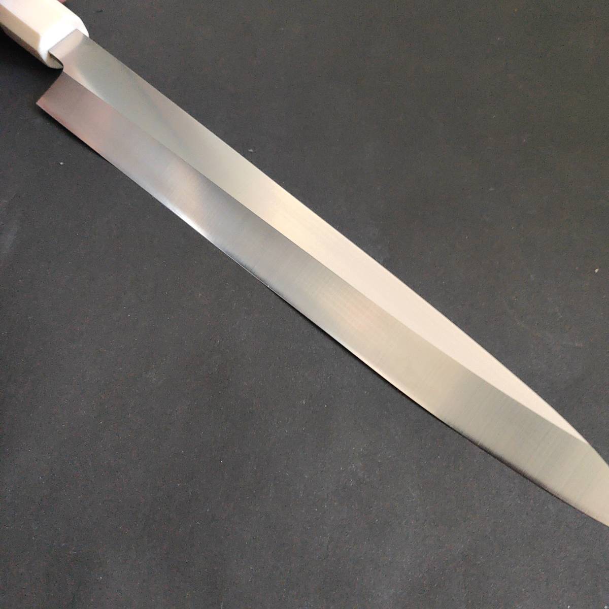 新品】仕上げステン本焼V金10号柳刃包丁270mm モダンマーブルレジン和