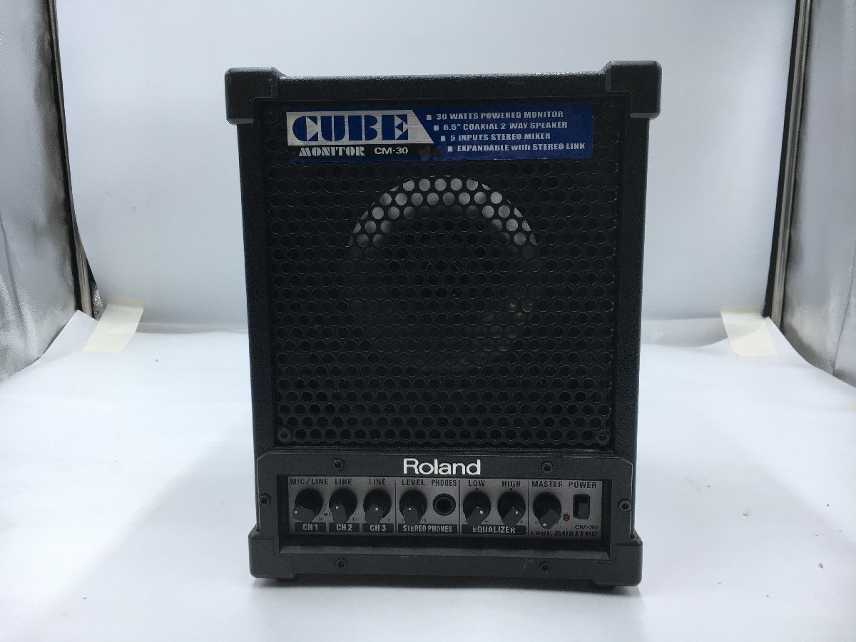 Roland Cube CM-30 Monitor | ローランド CUBE com: Monitor⁄PA Roland Cube CM-30 Monitor | ローランド CUBE com: Monitor⁄PA