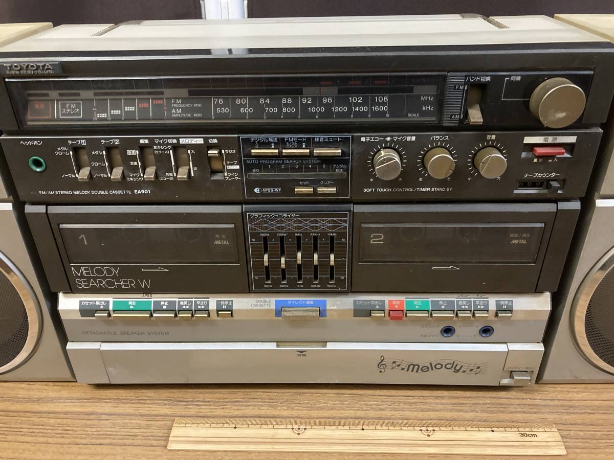 希少品TOYOTA EA901 ステレオカセットテープレコーダー オーディオ機器