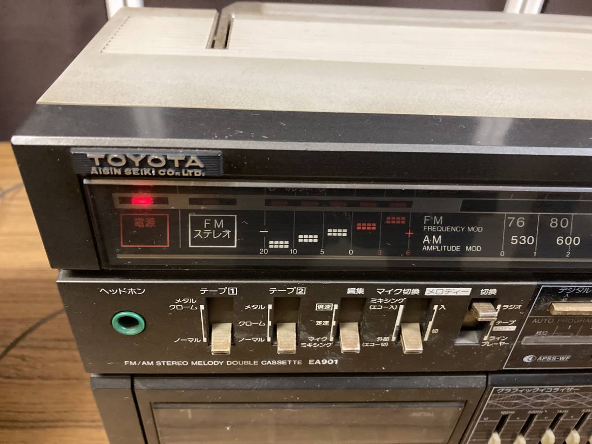 希少品TOYOTA EA901 ステレオカセットテープレコーダー 希少品TOYOTA