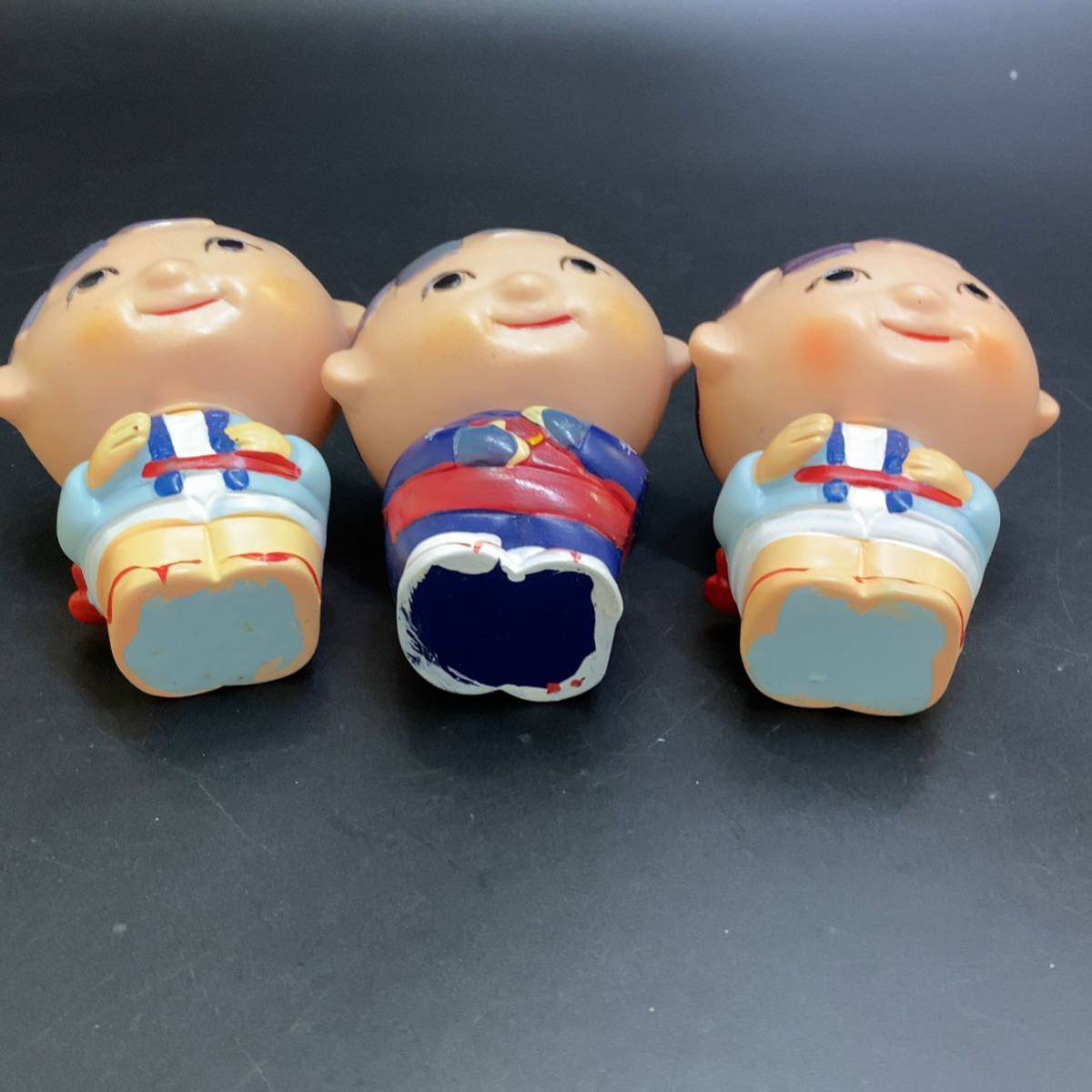 昭和レトロ 当時物 希少品 秋田銀行 アコちゃん ソフビ貯金箱 5種類