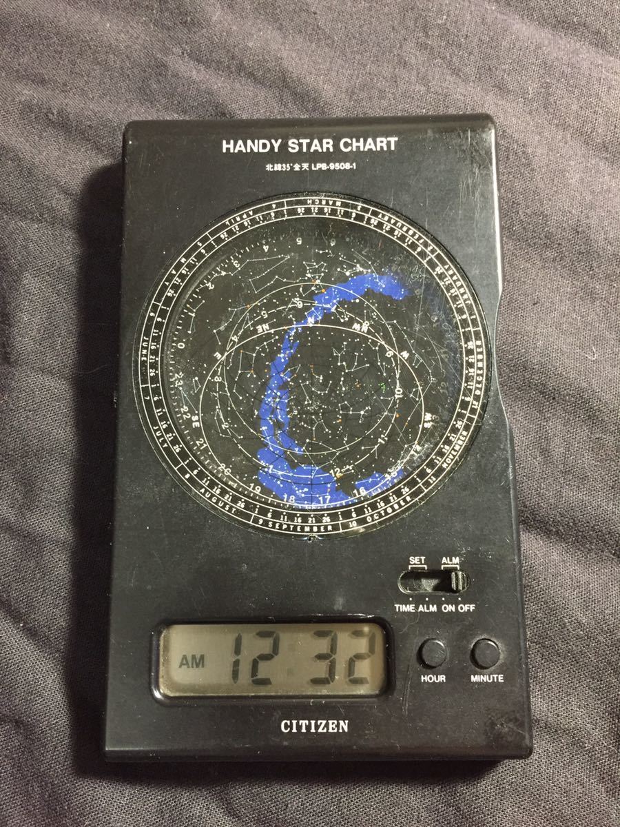 ☆CITIZEN CLUB LAMER Cosmo Sign 北緯35度の南天星座表示+HANDY STAR 
