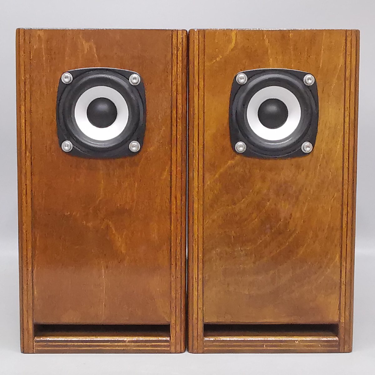 外観美品 スピーカー キット 組立品 メーカー不明 2台セット ペア 現状品 Z3875