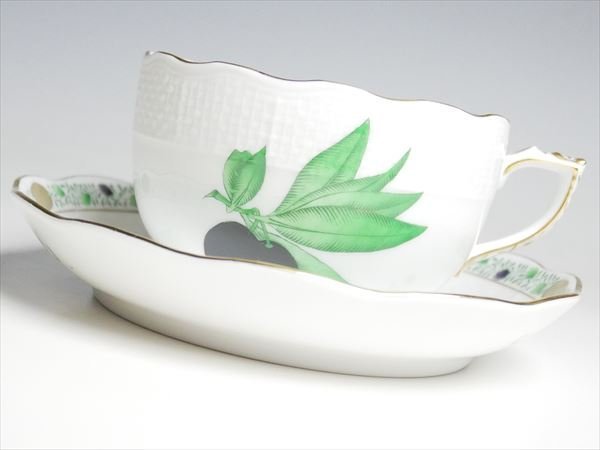 k519 HEREND ヘレンド アピシウスのハーブ カップ＆ソーサー