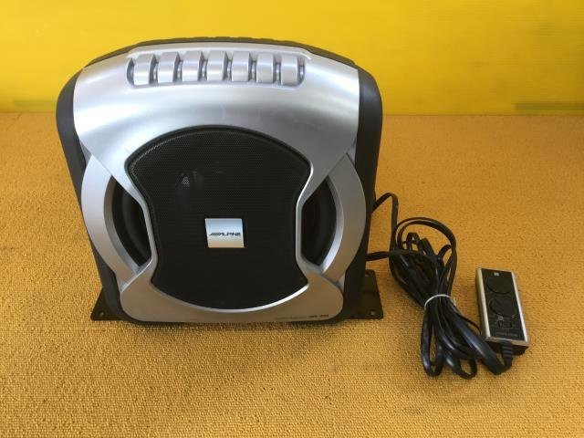 アルパイン　サブウーファー SWE-1000 リモコン付 ALPINE