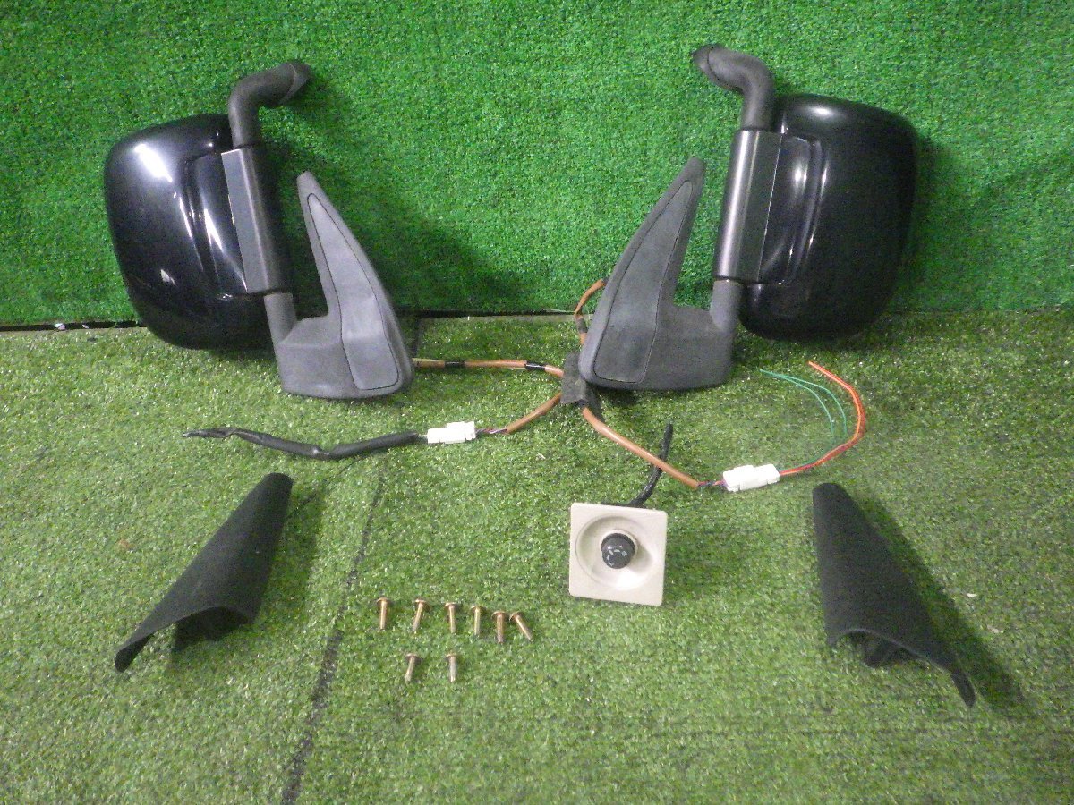 ◆スバル サンバー TW1【 純正 カリフォルニアミラー ドアミラー 左右 】電動 スイッチ 32J 1カプラ 4ピン TW2 中古 I104 2C18 ◆