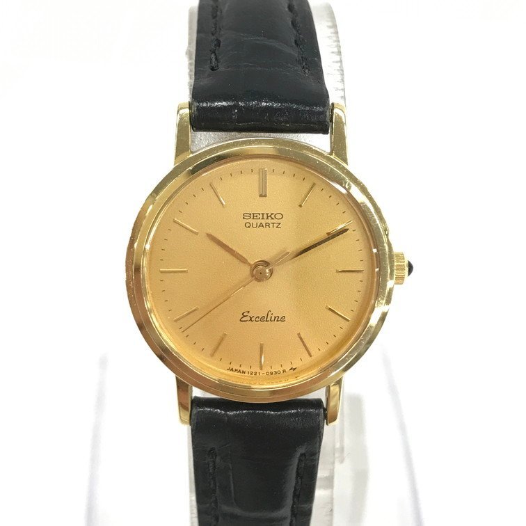SEIKO　Exceline　セイコー　 エクセリーヌ　腕時計　クォーツ　1221-0090　【BJAC9040】