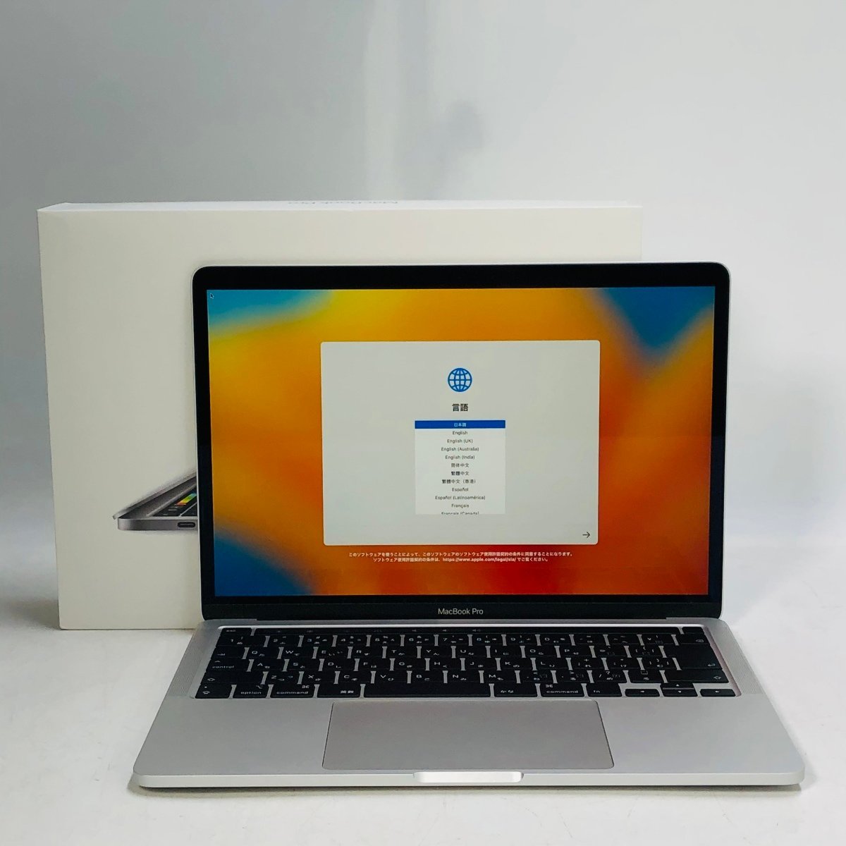 動作確認済み MacBook Pro Touch Bar＋Touch ID 13インチ (Mid 2020 
