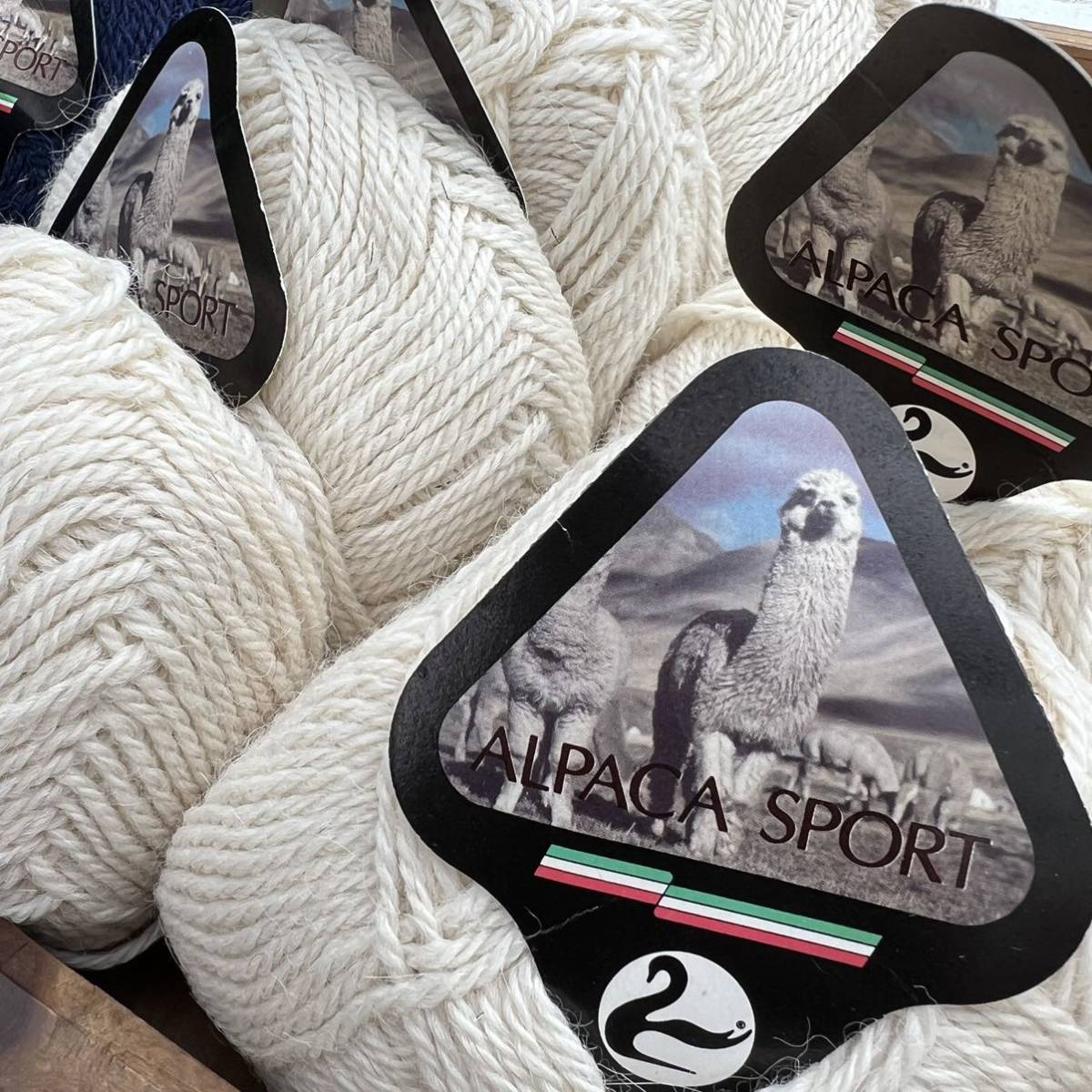 長期保管品 現状 イタリア ペルー アルパカ ウール 毛糸 大量 まとめ 