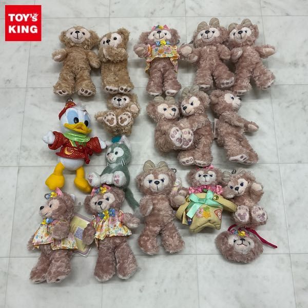 1円〜 ディズニー ぬいぐるみバッジ シェリーメイ ミッキー&ダッフィー