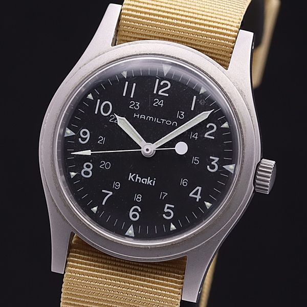 HAMILTON ハミルトン カーキ 9415A 手巻き グリーン 中古品｜Yahoo 