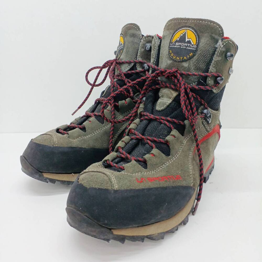 中古 LA SPORTIVA スポルティバ トレッキングシューズ レッド グレー系  