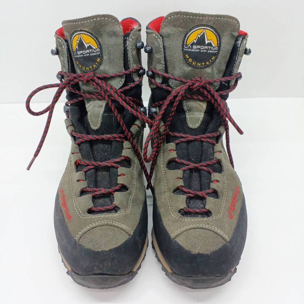 中古 LA SPORTIVA スポルティバ トレッキングシューズ レッド グレー系  