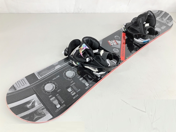 YONEX ヨネックス 4XP ROC ボード SALOMON CHIEF ビンディング 付き スノーボード 中古 K8127157