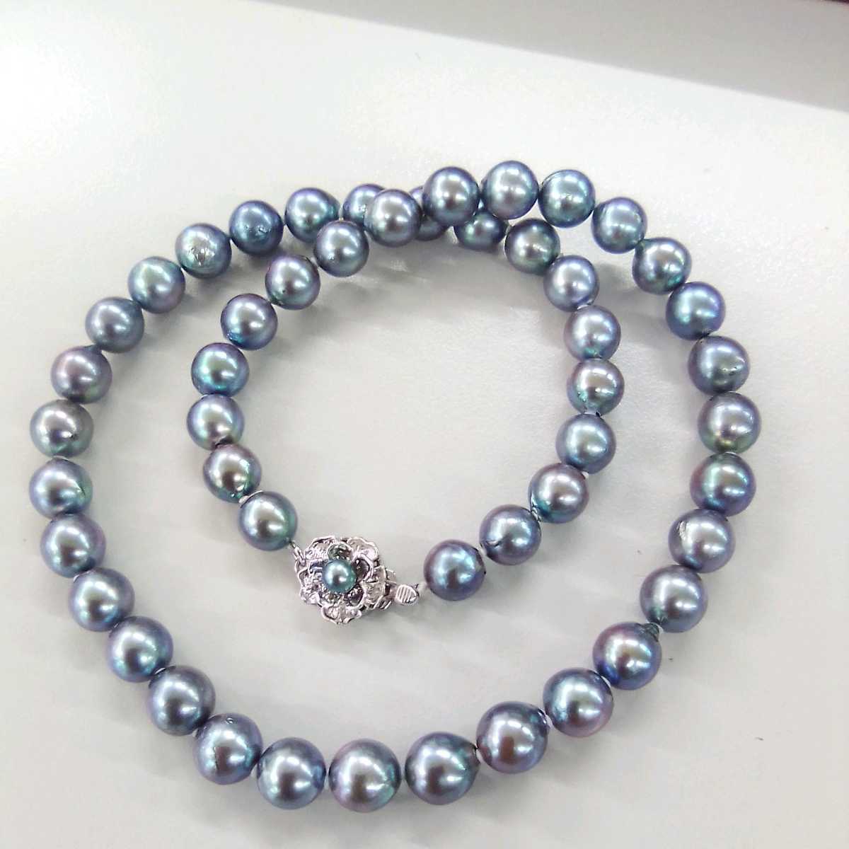 ネックレス パール あこや真珠 花珠真珠 WSP（ダブルエスピー 7mm 