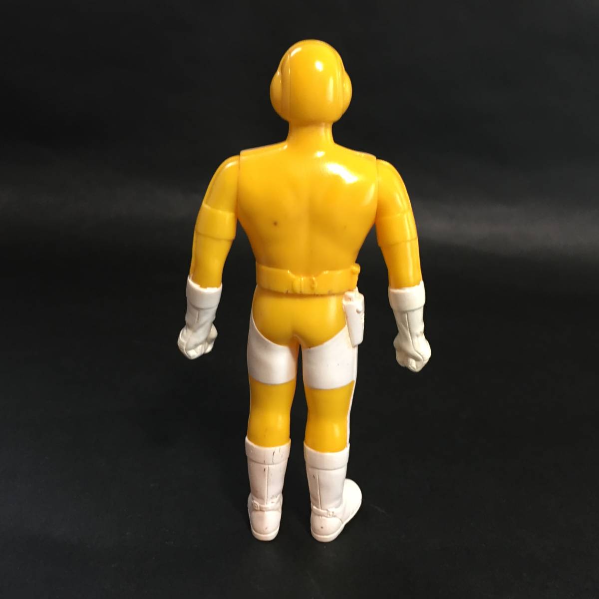 ☆バンダイ 超電子バイオマン イエローフォーソフビ 当時物 約12cm 