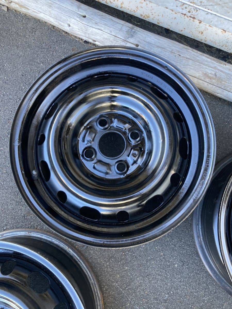 マツダ純正 スチールホイール 14×6J 100 4穴 DEデミオ 鉄ホイール 鉄 4