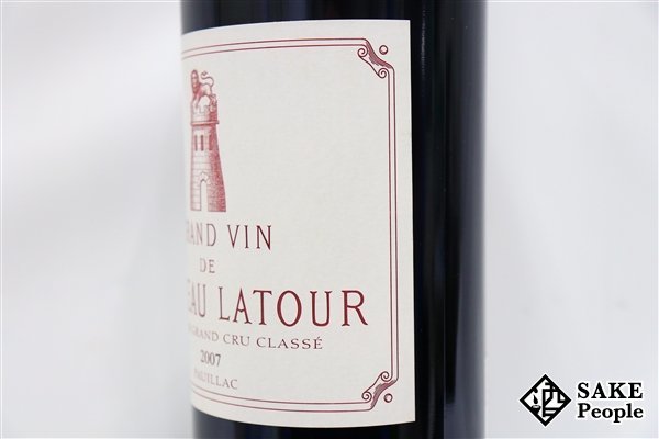 Chateau Latour 2007 赤ワイン 750ml 2007 シャトー・ラトゥール □1円