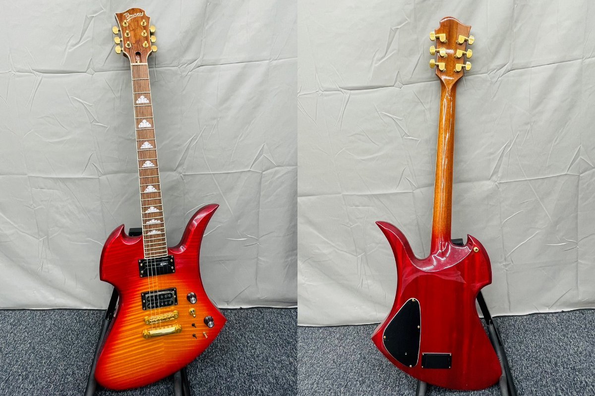 T3086＊【中古】Burny バーニー MG-340X エレキギター ハードケース