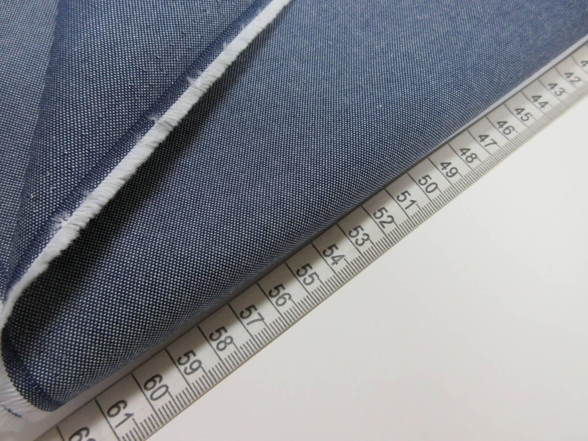 ★蔵出/22780☆コットンダンガリーブルー5M★_3