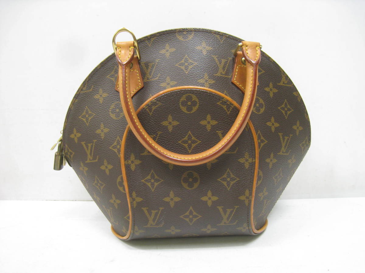Louis Vuitton ルイヴィトン モノグラム エリプス PM ハンドバッグ 茶 