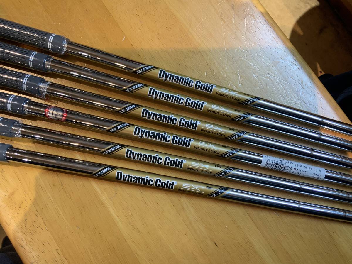 中古【DYNAMIC GOLD TOUR ISSUE EX WEIGHT LOCK 】S200 6本