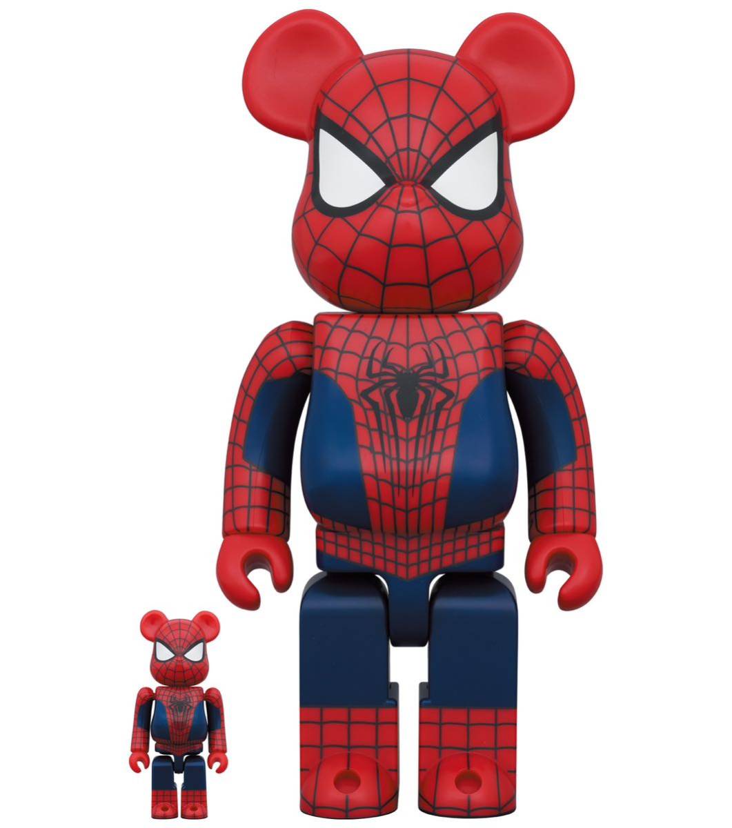 【驚きの破格値，高品質】 BE@RBRICK THE AMAZING SPIDER-MAN 100％＆400％ 即日発送(キューブリック、ベアブリック)｜売買されたオークション情報、yahooの商品情報をアーカイブ公開 - オークファン キューブリック、ベアブリック