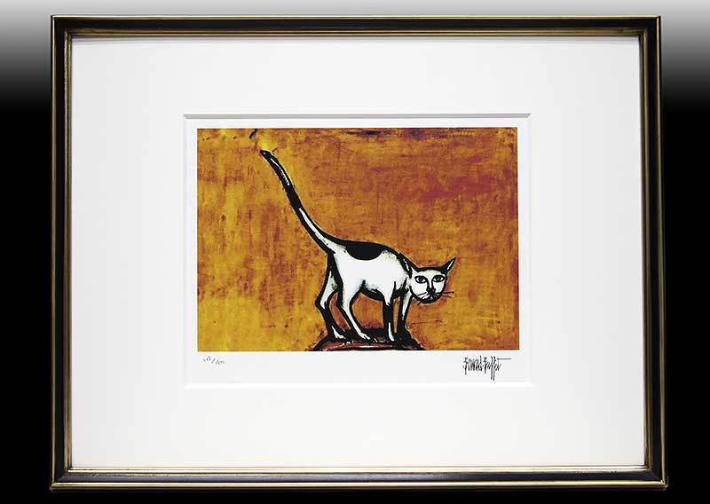 ベルナール・ビュッフェ猫 鳥 Cartes d'Art カルロス・スパベンタ