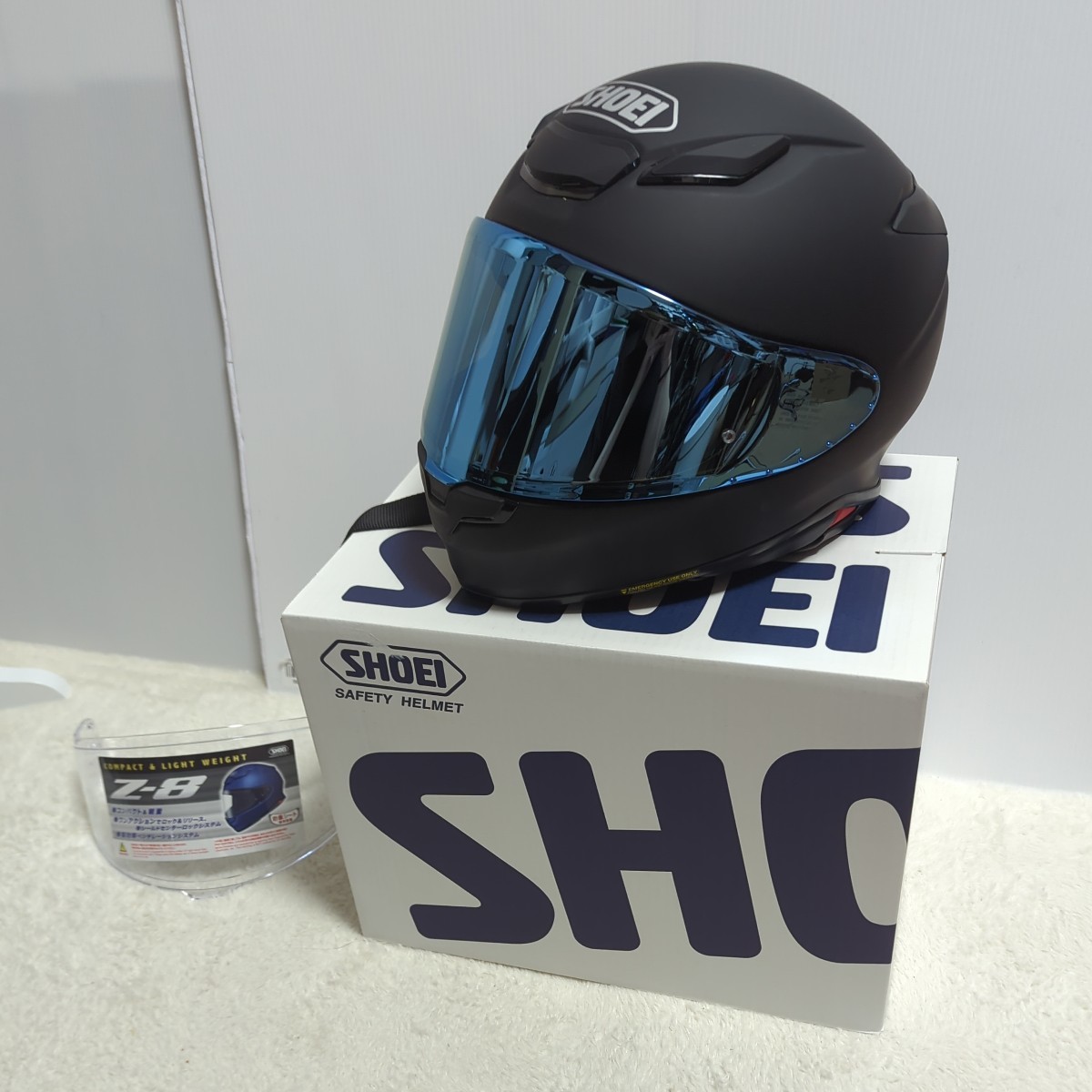 SHOEI Z-8 マットブラック サイズ：XL (61cm) 在庫限りZ-8