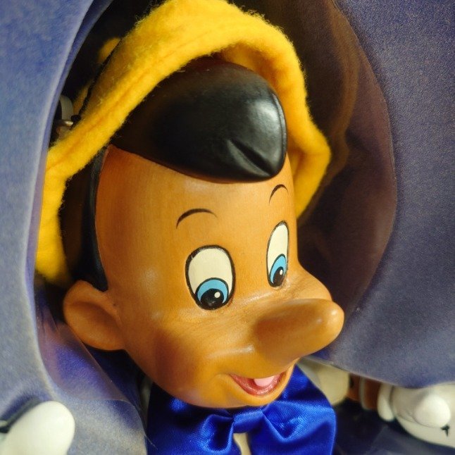68○中古品○MATTEL マテル ピノキオ 木製 マリオネット 操り人形