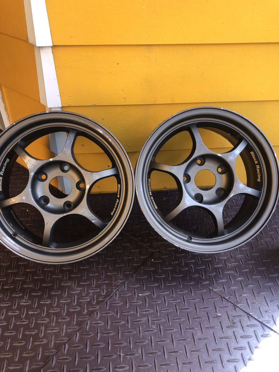 Black Racing ブラックレーシング 15×7JJ R15.7ホイール 2本