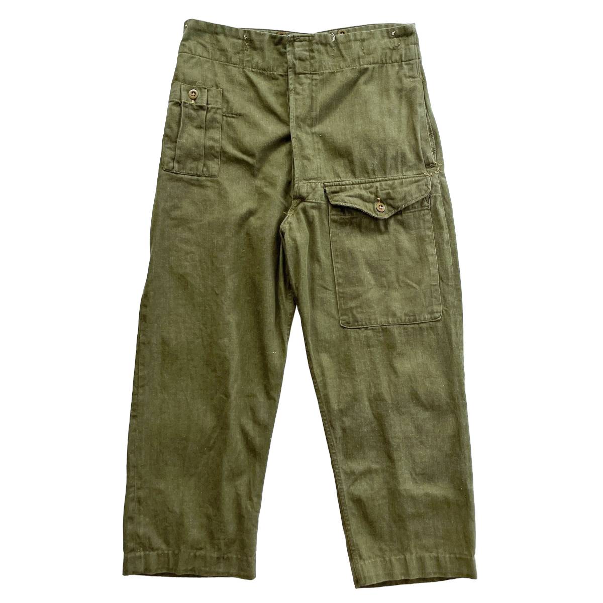 【Vintage】イギリス軍 グリーンデニム GREEN DENIM 1950年代