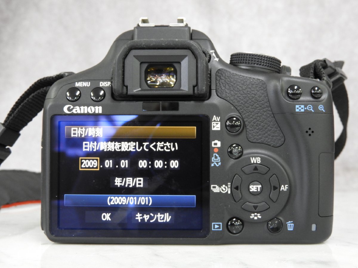 Kiss X3 EOS Canon | デジタル一眼レフカメラ 通販 ダブルズームキット ☆ 極上美品 キャノン 憧れのキヤノン一眼レフ スマホに転送OK KISSX3-BODY レンズキット ボディ