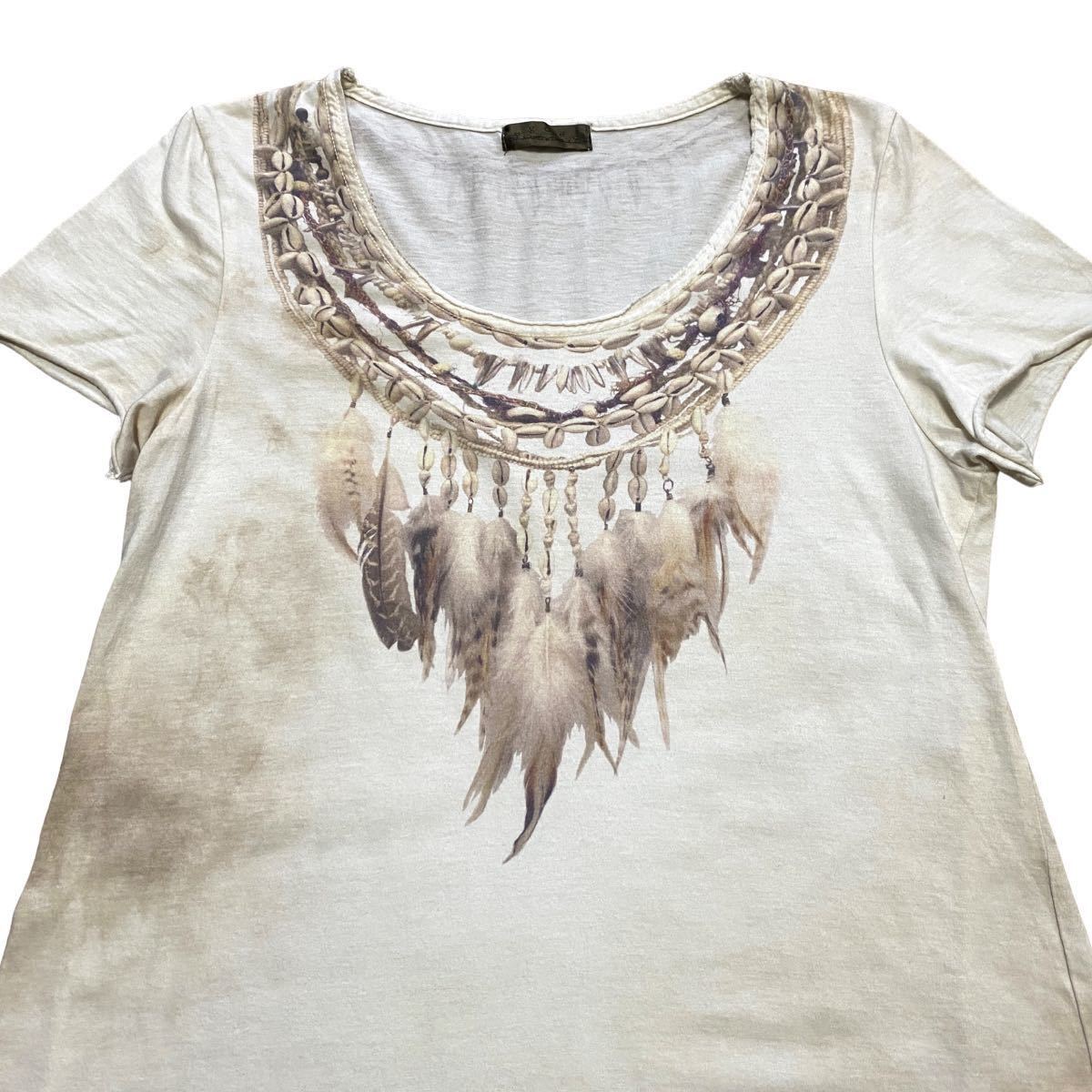 Rare 00s G.O.A archive Feather T-shirt ゴア アーカイブ Tシャツ