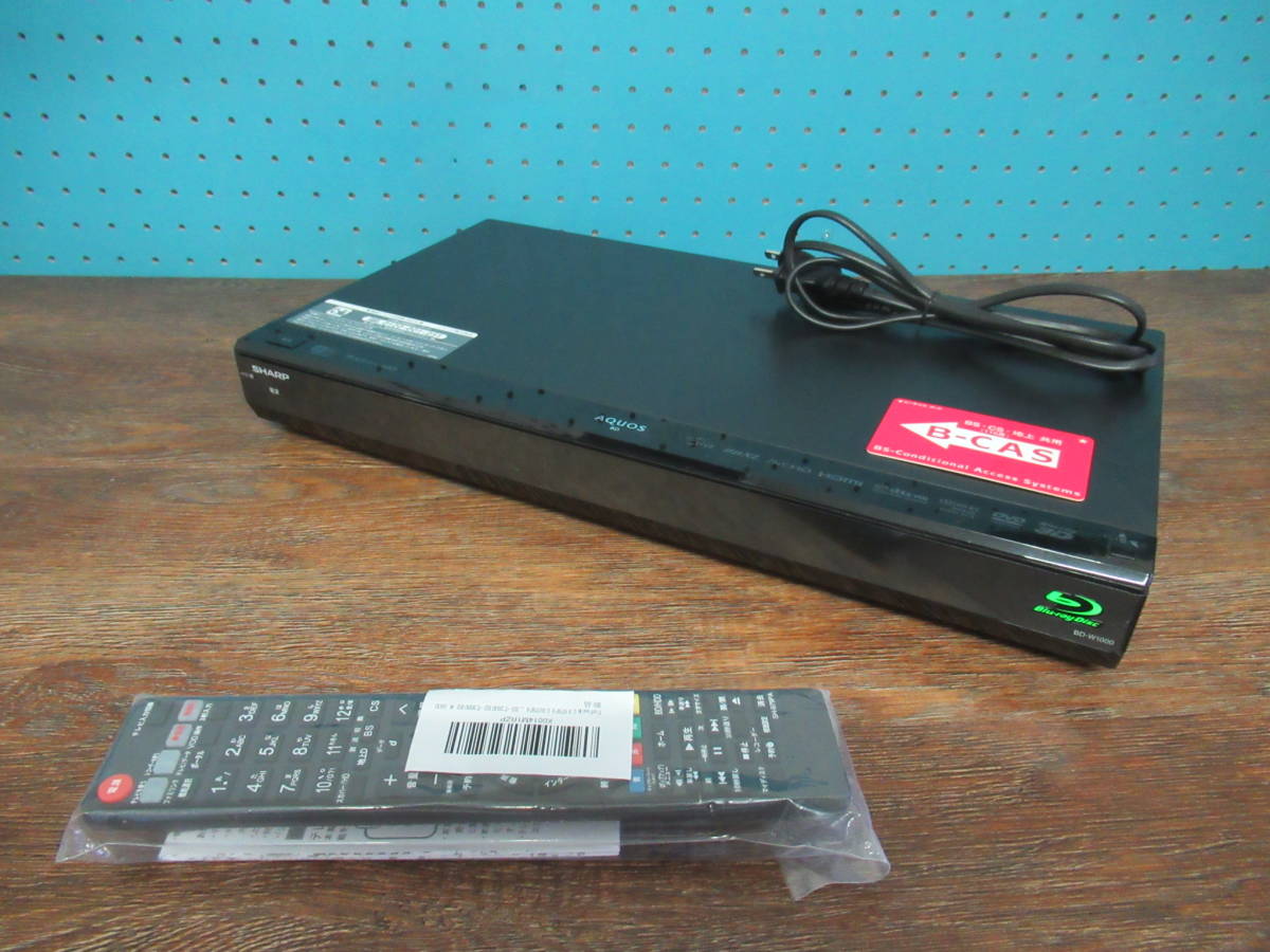 SHARP AQUOS ブルーレイレコーダー BD-NW520 2番組同時録画 500GB☆18