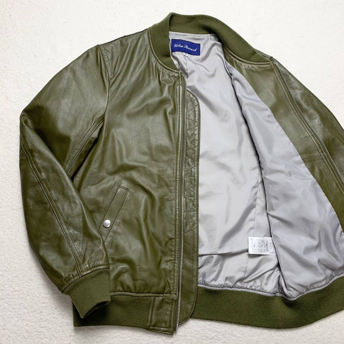 希少色 アーバンリサーチ URBAN RESEARCH ライダースジャケット 革
