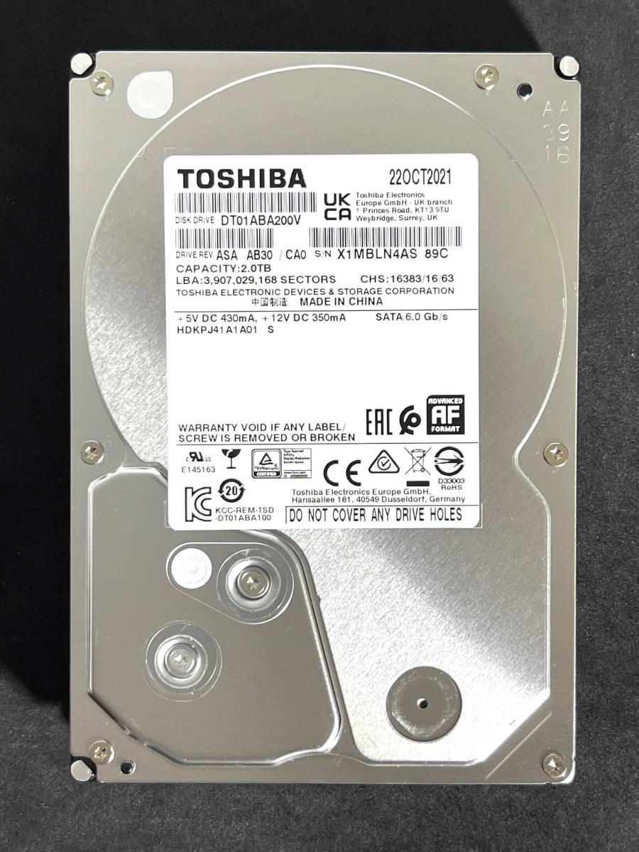 検品済み/使用59時間】WD 3TB HDD WD30EZRX 管理:i-22 【公式通販】