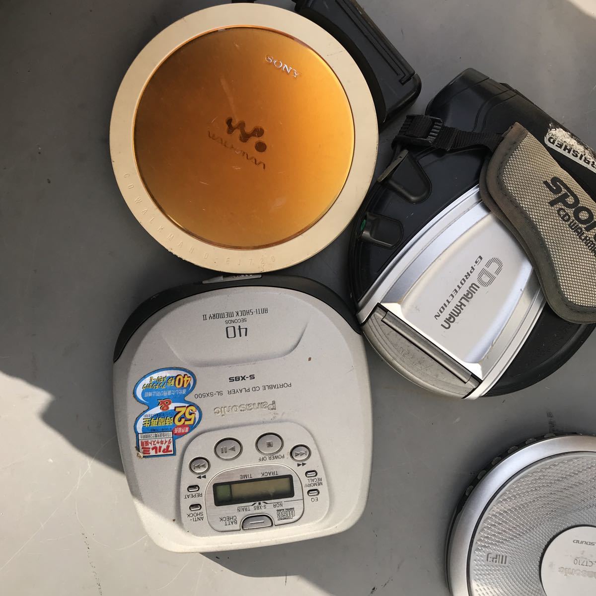 中古品 Panasonic SONY CDプレーヤー ままとめて 発送サイズ80cm