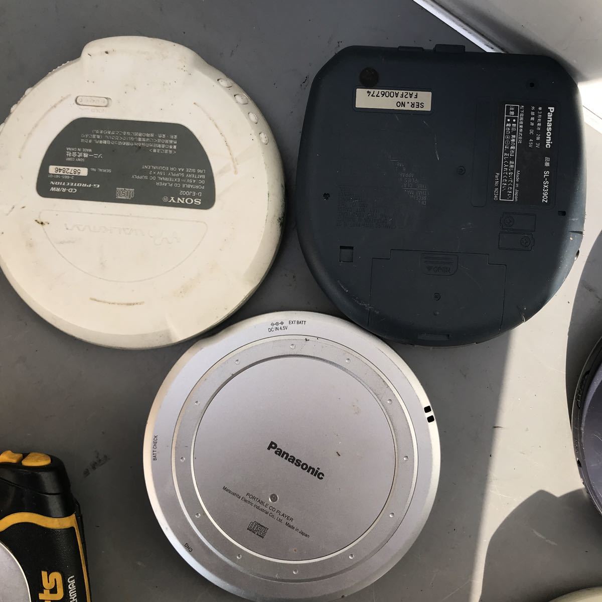 中古品 Panasonic SONY CDプレーヤー ままとめて 発送サイズ80cm