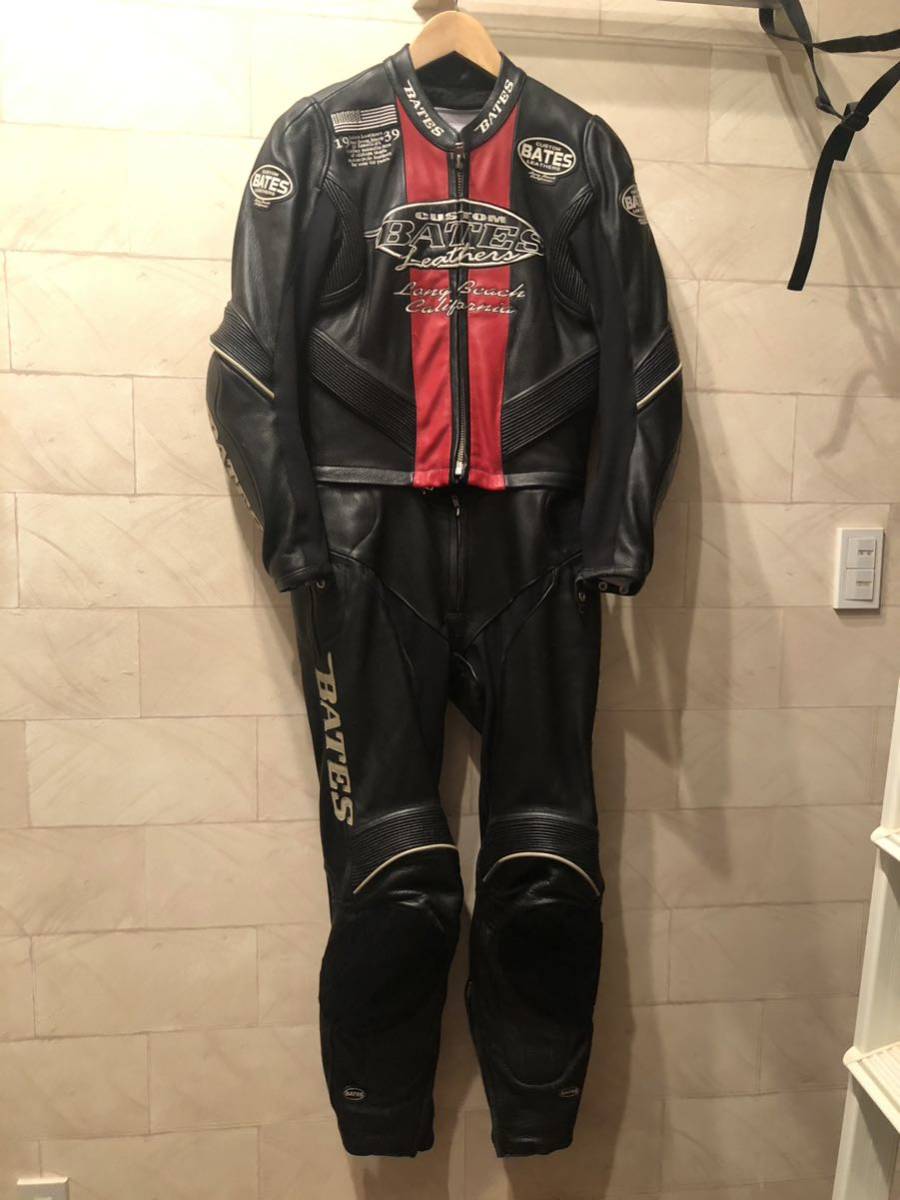 BATESレーシングスーツ セパレート革ツナギ Mサイズ MFJ レザースーツ