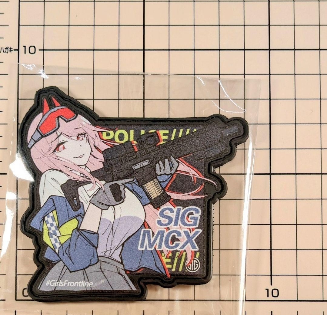 【新作】 サークル正規品 SIG MCX PVCラバーベルクロワッペン ■ ドルフロ ドールズフロントライン ミリタリー かわいい パッチ