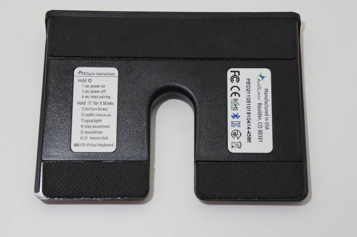 AirTurn PED Pro 譜めくりフットスイッチ エアターン Bluetooth この