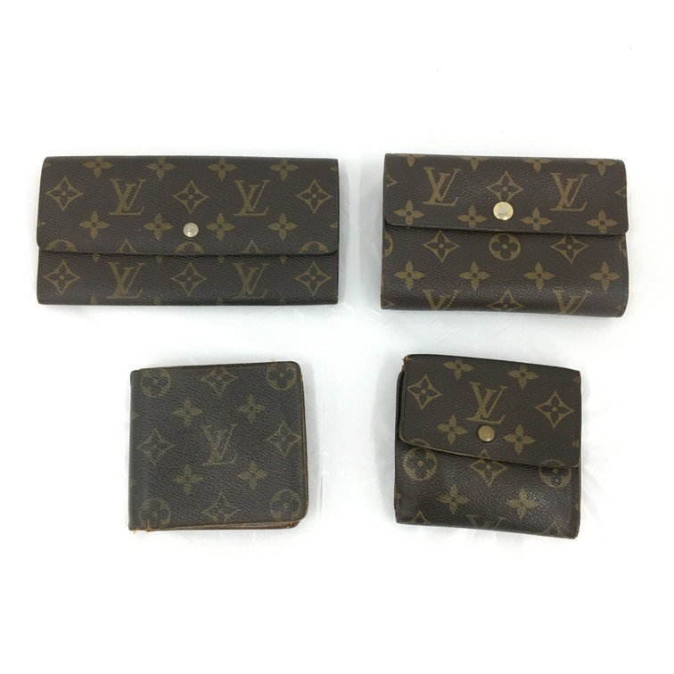 Louis Vuitton ルイヴィトン モノグラム 財布 4点まとめ 箱付き