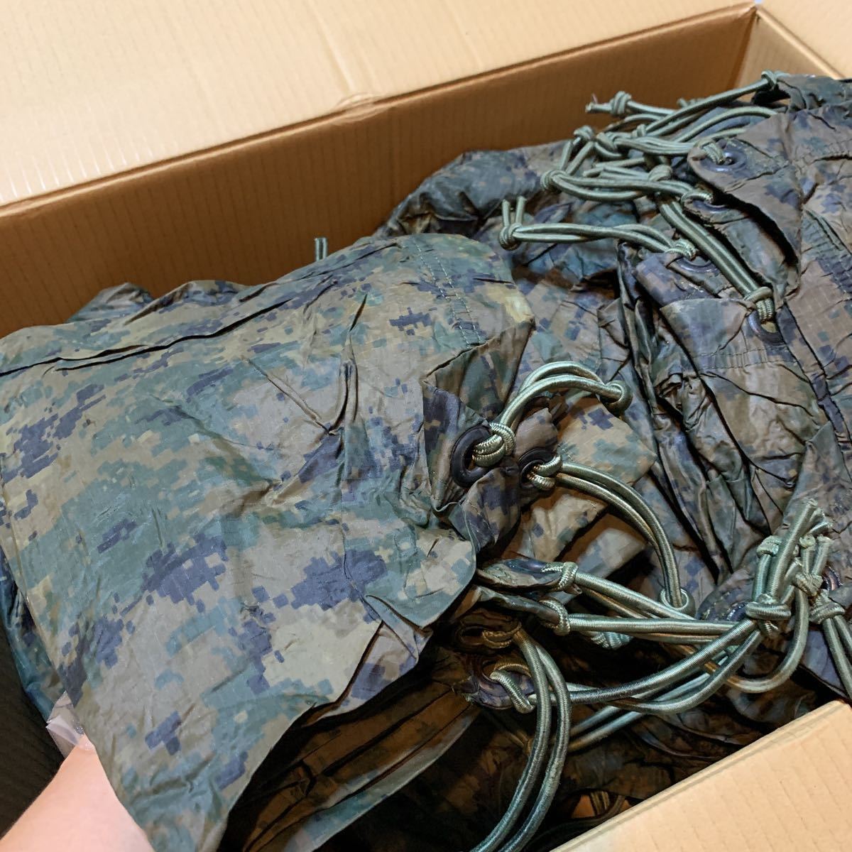 米軍放出品 実物 海兵隊 USMC マーパット 迷彩服 DBU上下セット 中国